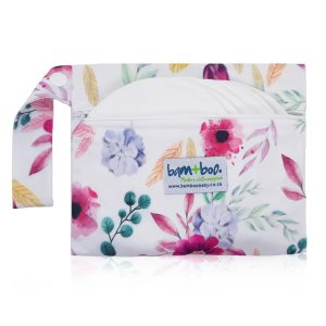Floral washable breast pads