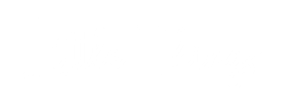 Little things small cropped transparent white logo 1