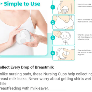 An illustration of how to use breast shells