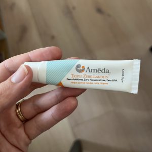 A tube of ameda triple zero lanolin cream